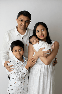 KIN's founder with his family